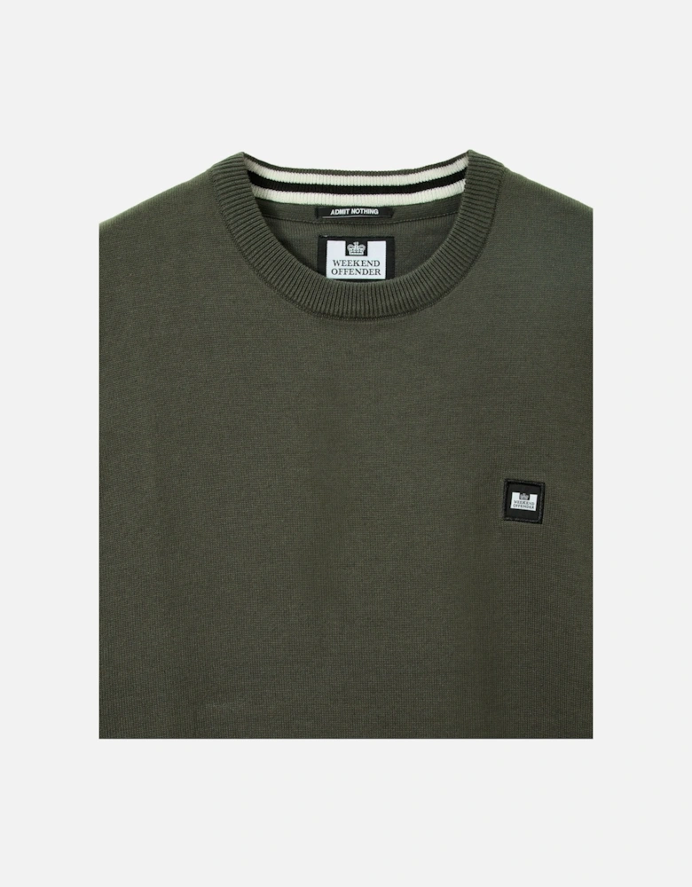 Solace fine gauge sweater Forest
