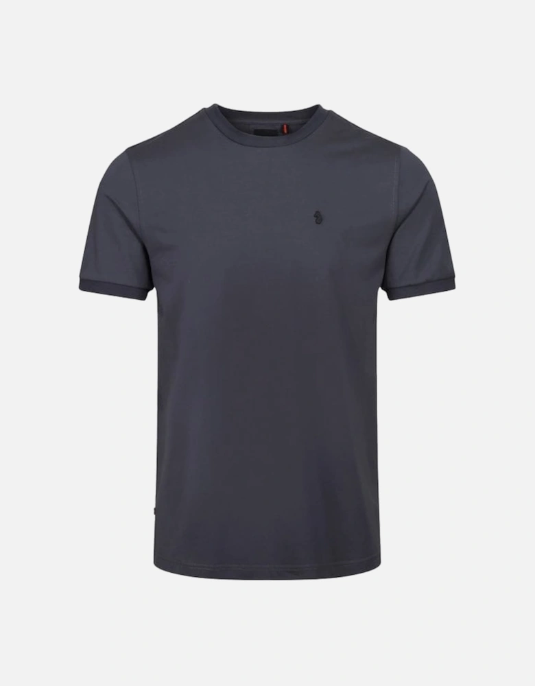 Shanghai Jersey Crew Reg Fit T Shirt Porpoise