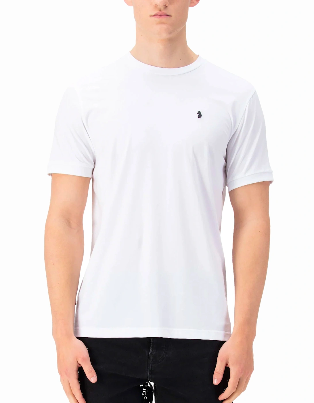 Luke Shanghai Jersey Crew Reg Fit T Shirt White, 5 of 4