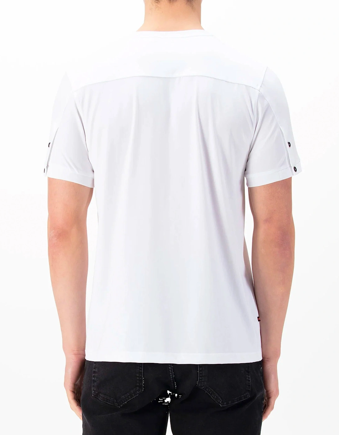 Luke Shanghai Jersey Crew Reg Fit T Shirt White