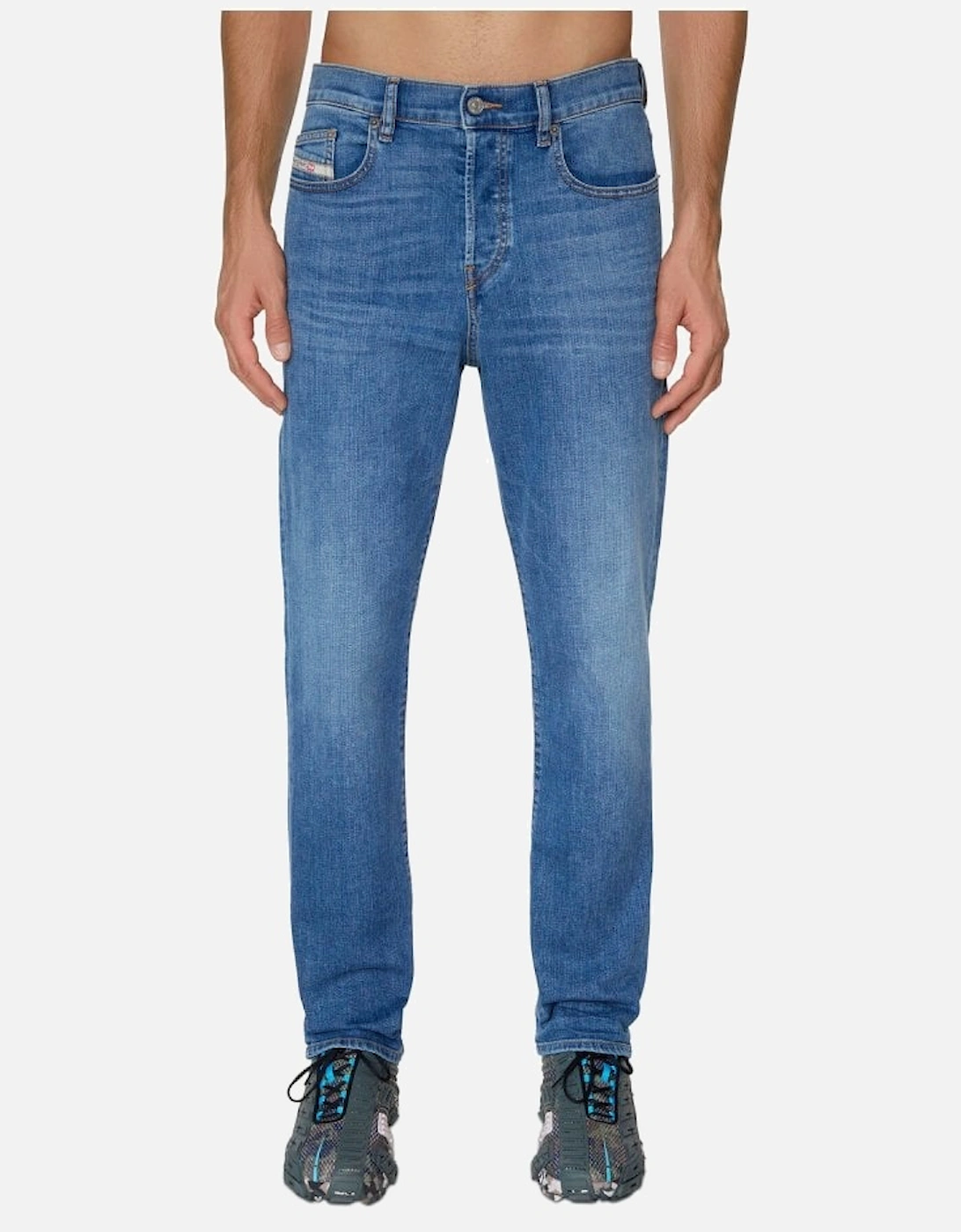 Mens D-viker Straight Leg Regular Fit Medium Blue 09d47, 5 of 4