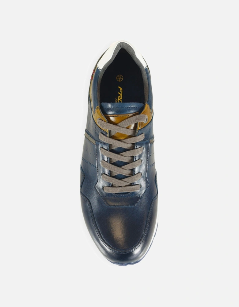 Brescia Leather Sneaker Navy