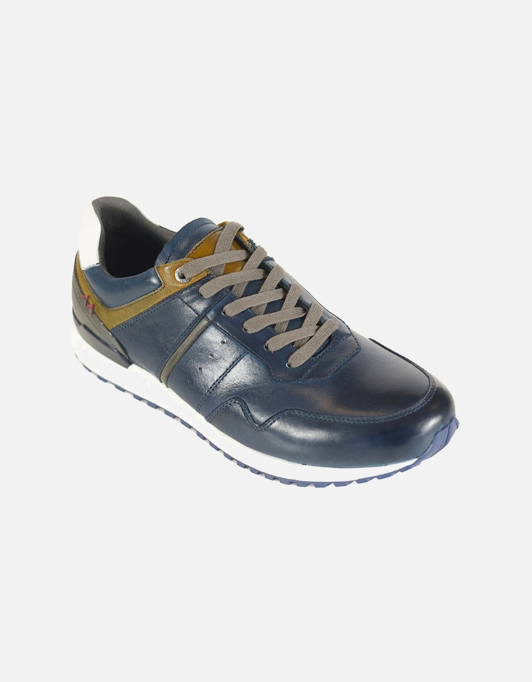Brescia Leather Sneaker Navy