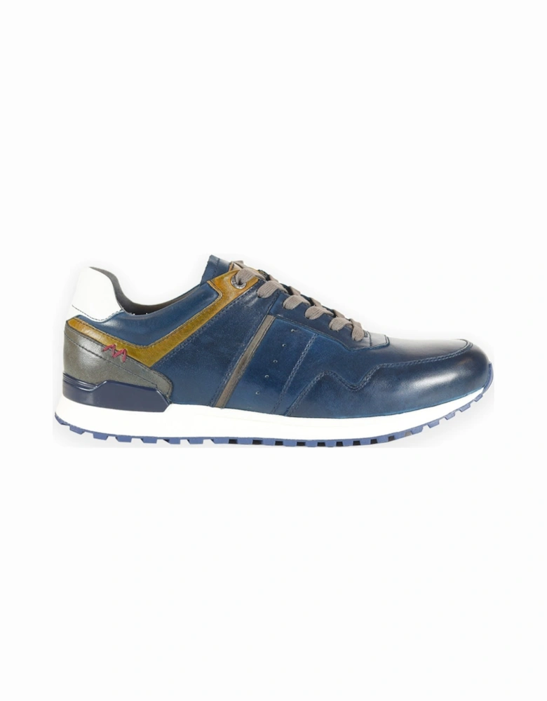 Brescia Leather Sneaker Navy