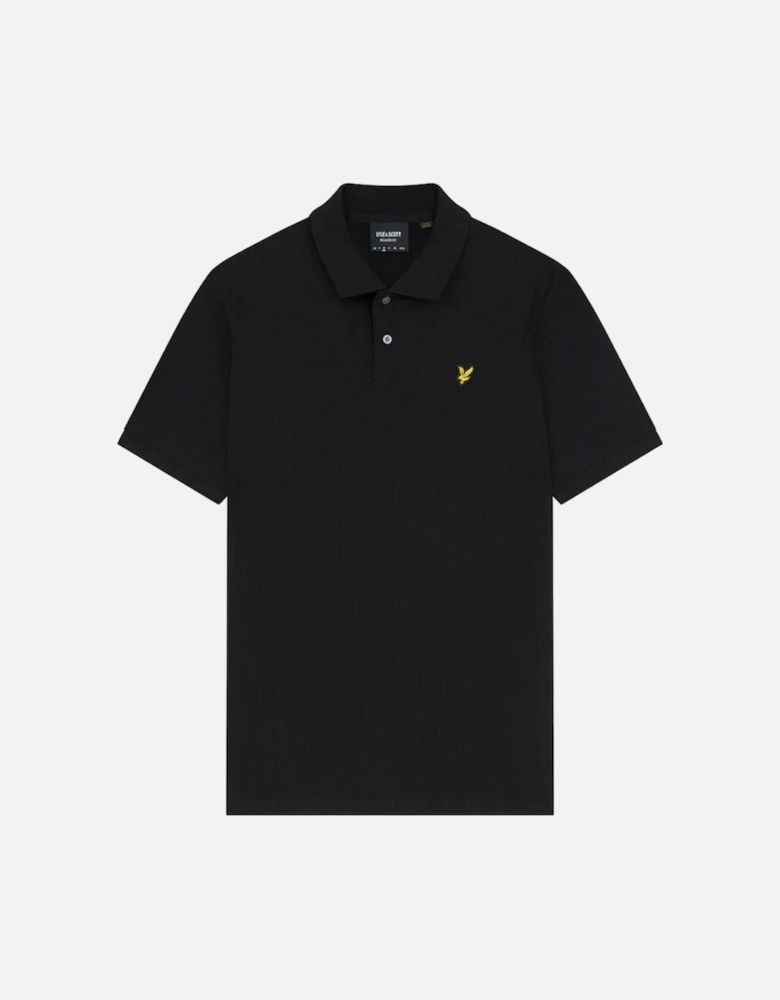 Lyle & Scott Grit Polo Shirt Jet Black
