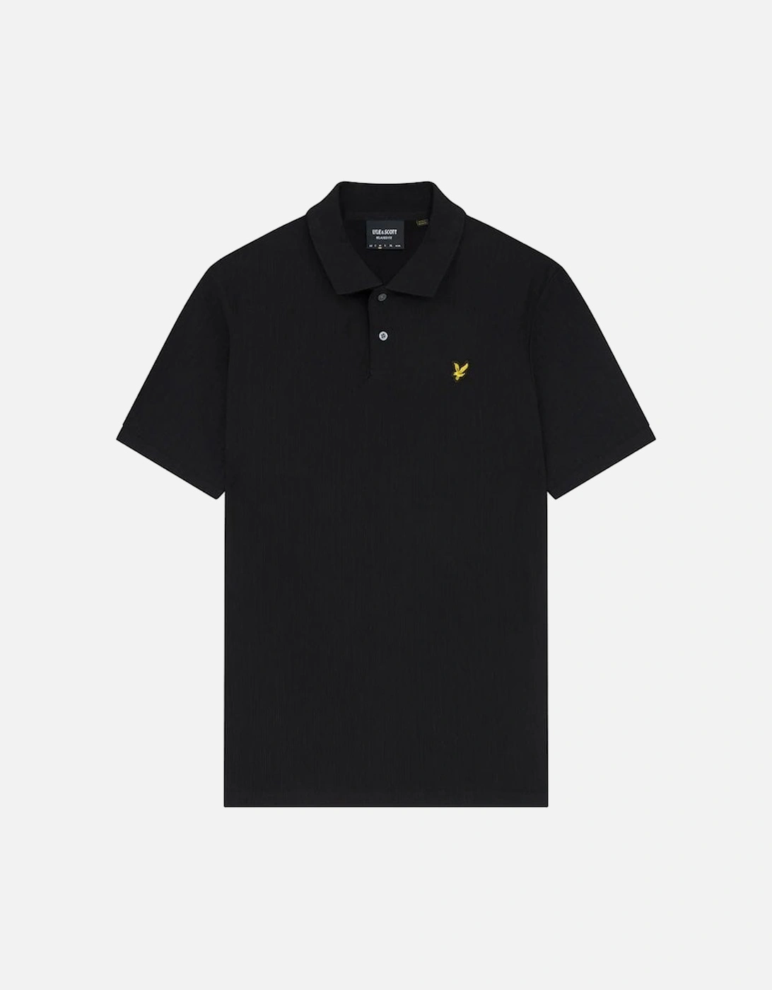 Lyle & Scott Grit Polo Shirt Jet Black, 4 of 3