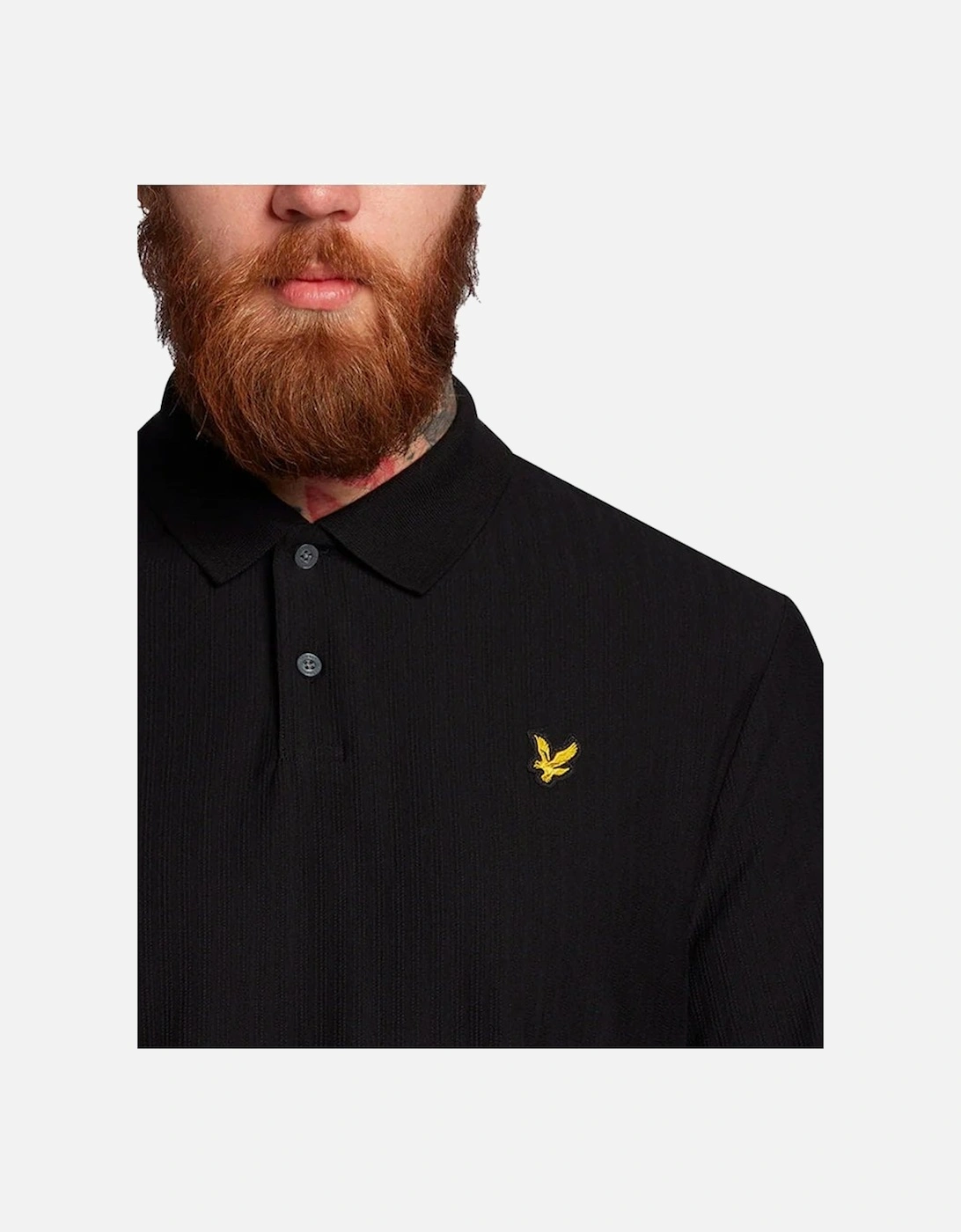 Lyle & Scott Grit Polo Shirt Jet Black