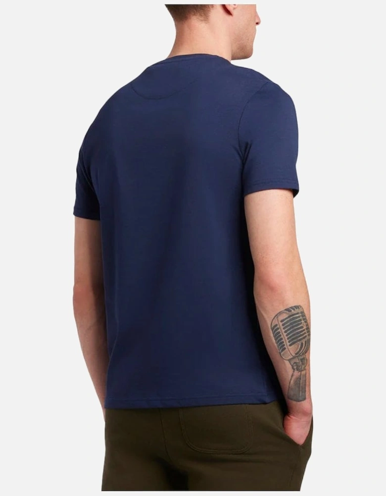 Lyle & Scott Plain Cotton T Shirt Dark Navy