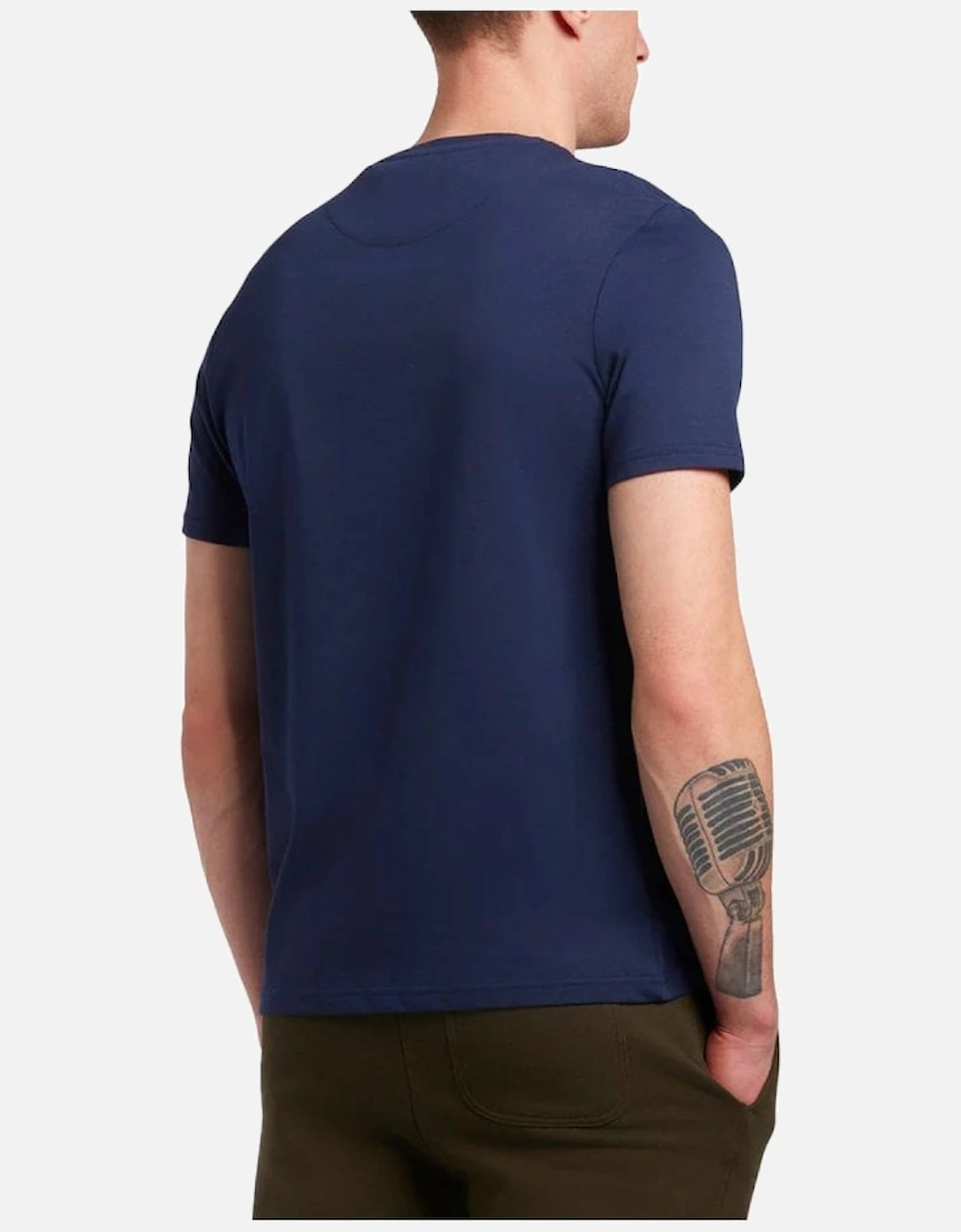 Lyle & Scott Plain Cotton T Shirt Dark Navy