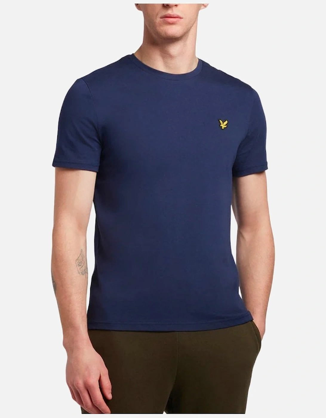 Lyle & Scott Plain Cotton T Shirt Dark Navy, 3 of 2