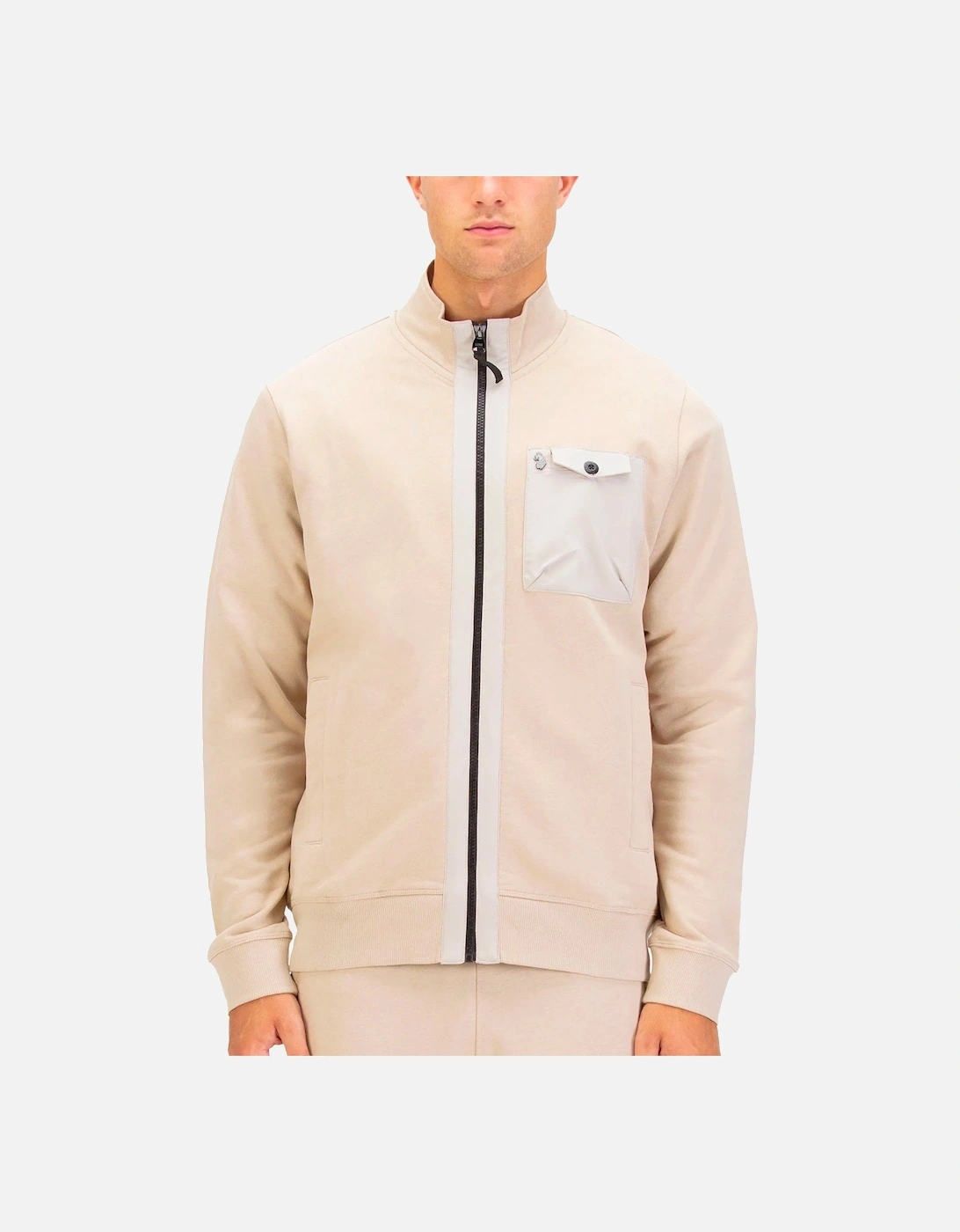 Sutton 1000 Zip Through Sweat Stone, 4 of 3