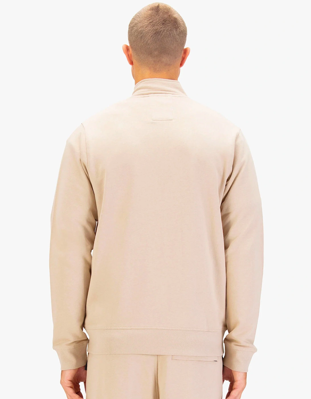 Sutton 1000 Zip Through Sweat Stone