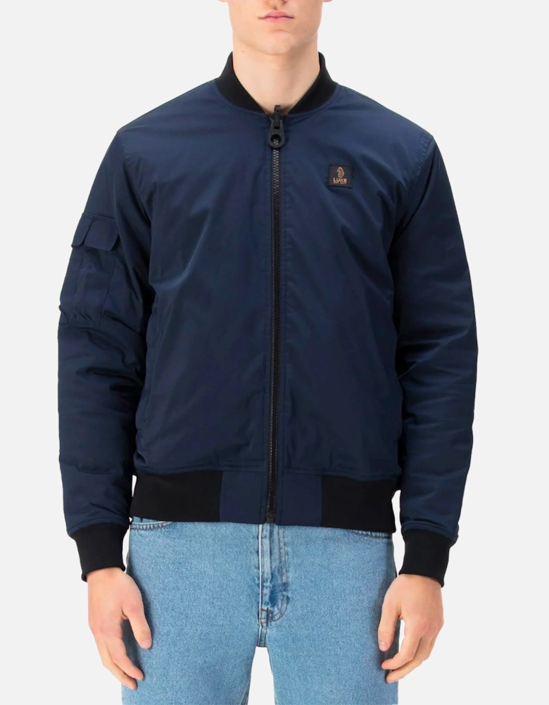 Suzhou Reversible Bomber Jacket Dark Navy