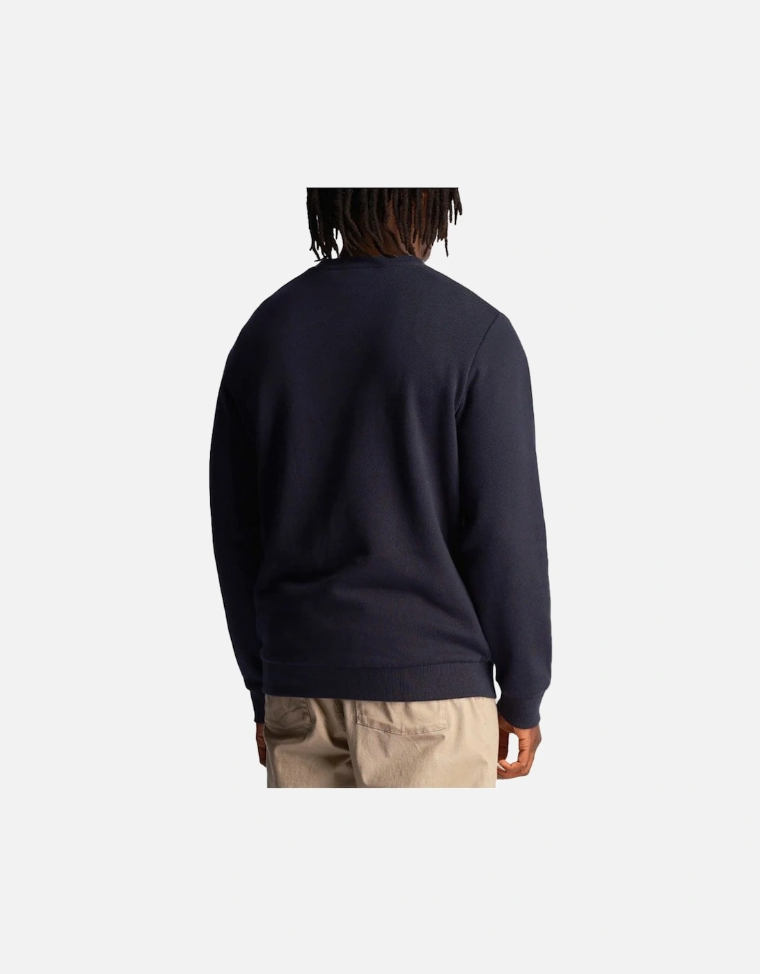 Lyle & Scott Embroidered Crew Neck Sweatshirt Gunmetal