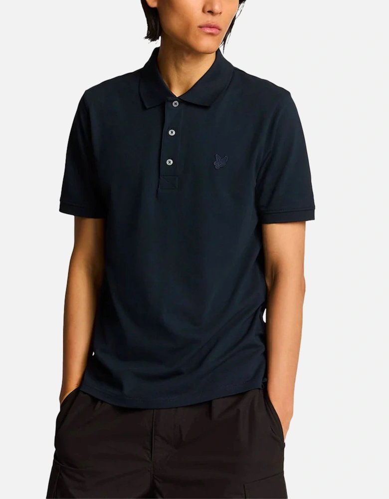 Lyle & Scott Superfine Cotton Polo Shirt Dark Navy