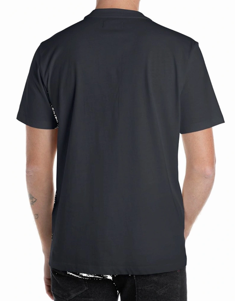 Mens Organic Logo T Shirt Dark Navy