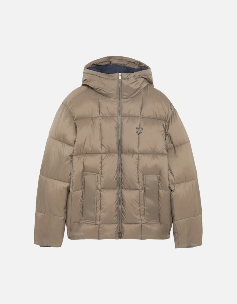 Lyle & Scott Square Cocoon Puffer Jacket Falcon