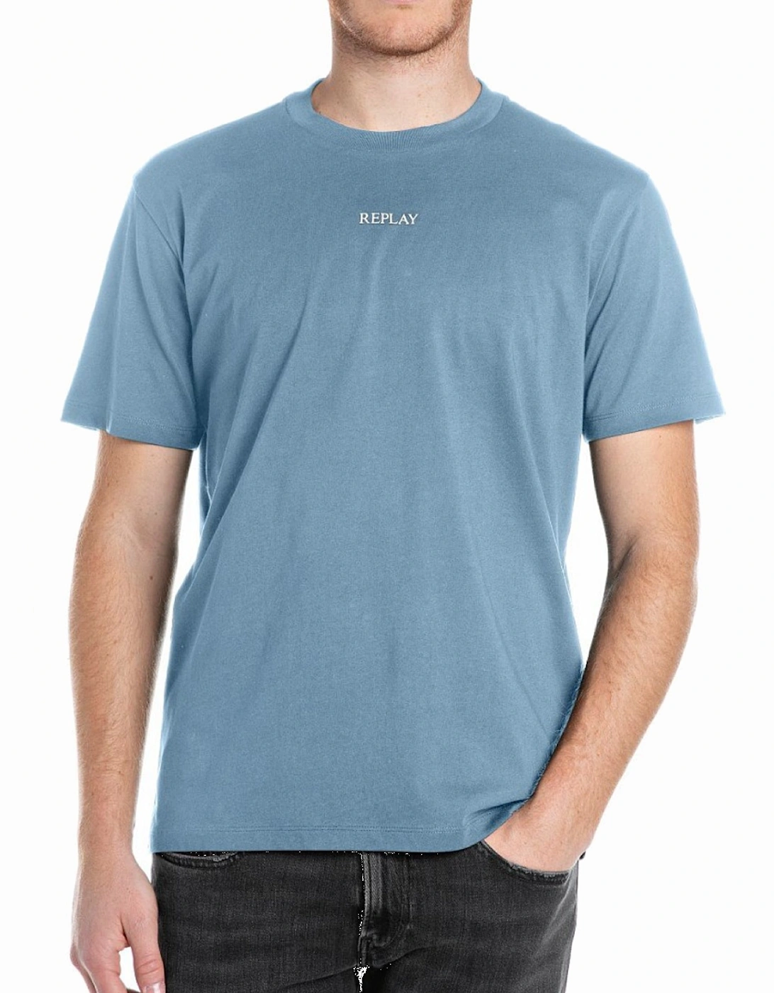 Logo T Shirt Light Blue, 3 of 2