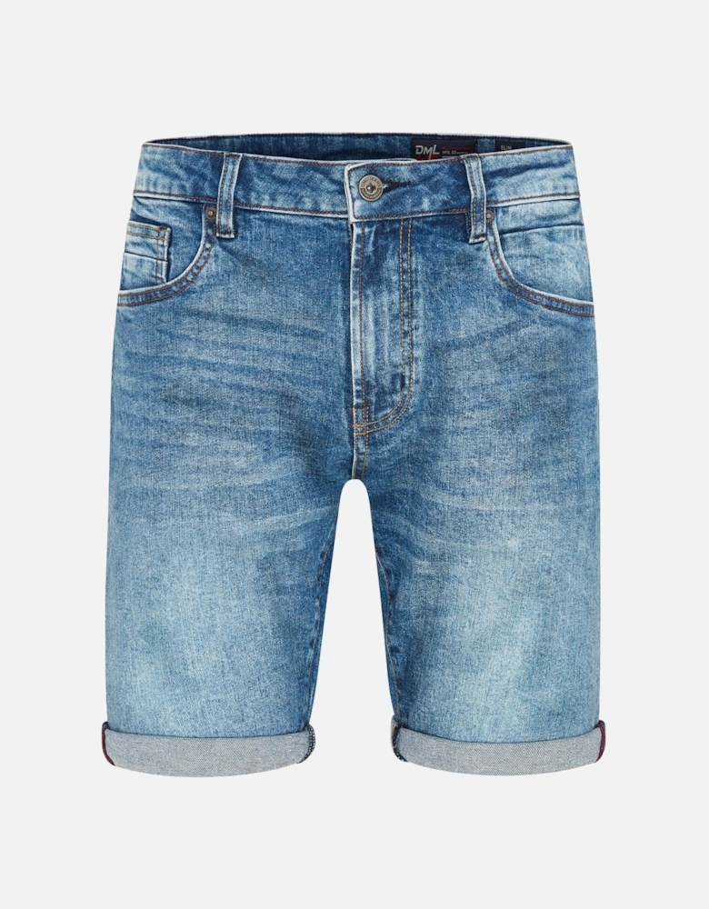Nirvana Denim Short Mid Wash Mid Wash