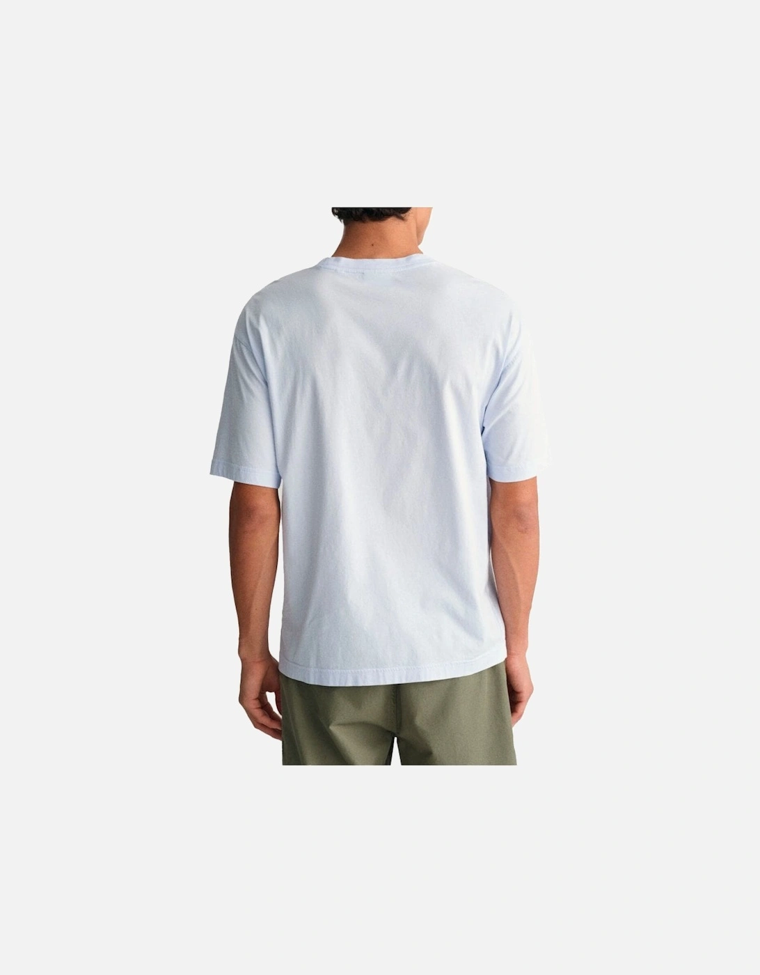Washed Graphic Tshirt Light Blue