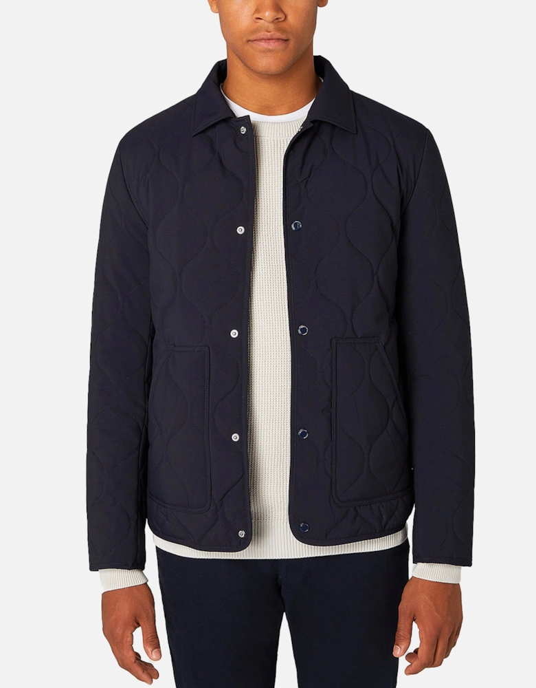 Quilted Jacket Navy