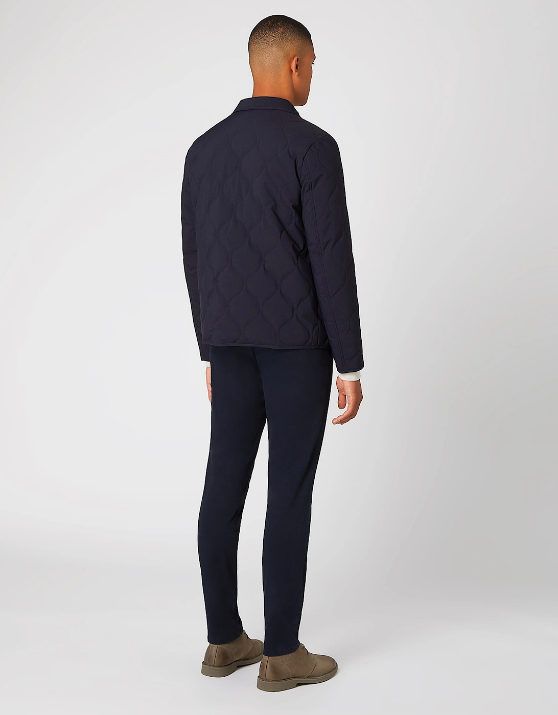 Quilted Jacket Navy