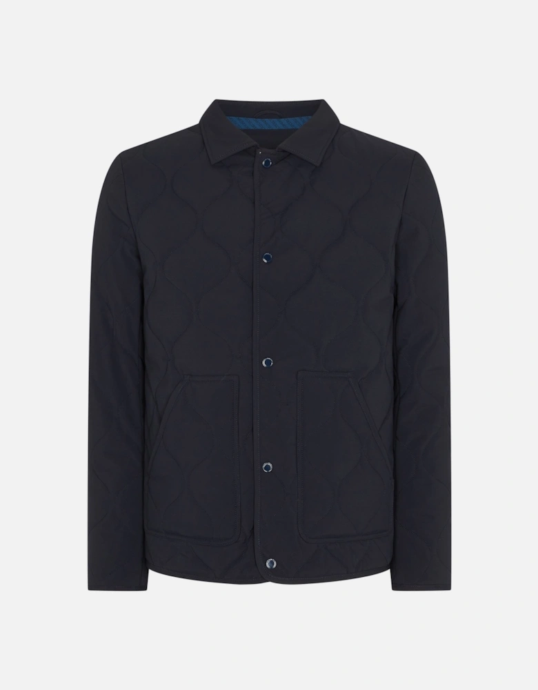 Quilted Jacket Navy