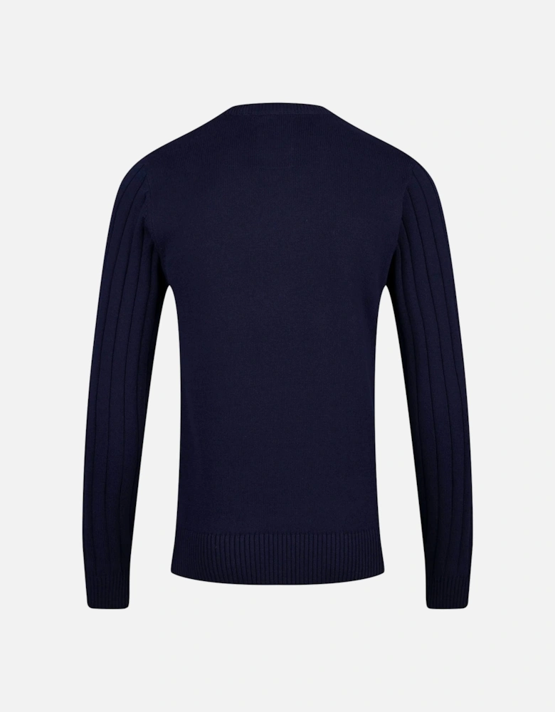 Mitcham cable knit Jumper Navy
