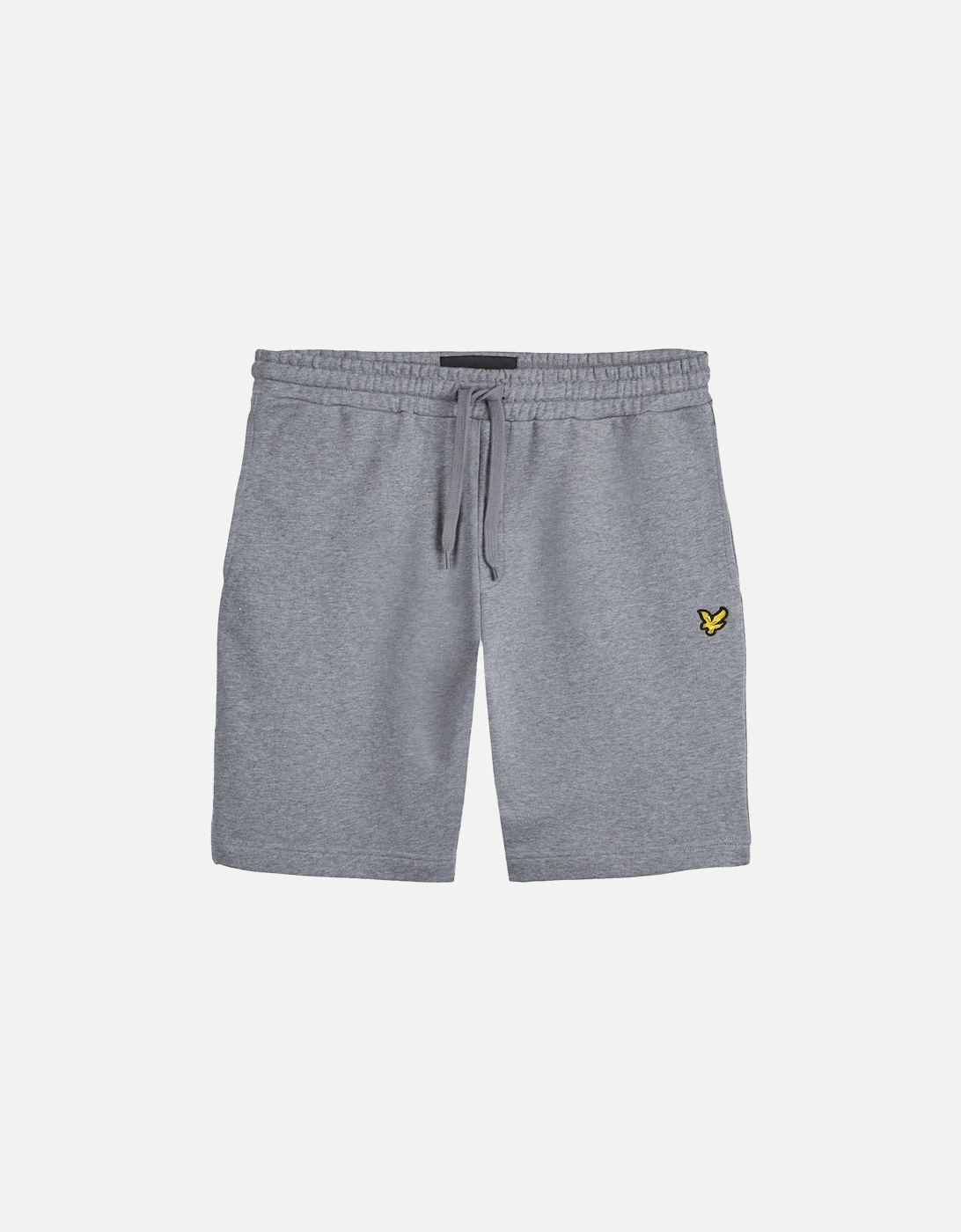 Lyle & Scott Cotton Sweat Short Mid Grey Marl, 2 of 1