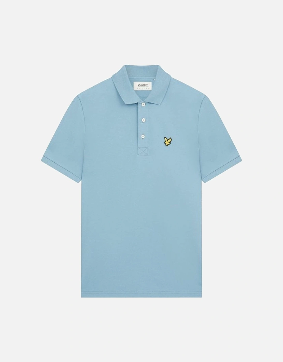Lyle & Scott Plain Polo Shirt Skipton Blue, 2 of 1