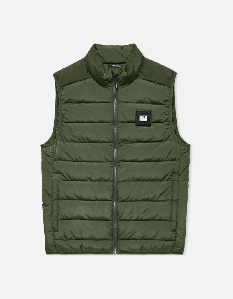 Gacha padded Gilet Black Forest