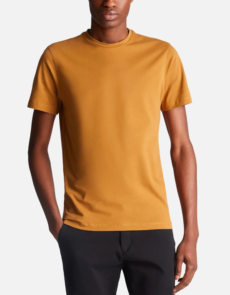 Premium Quality Crew Neck T-Shirt Mustard