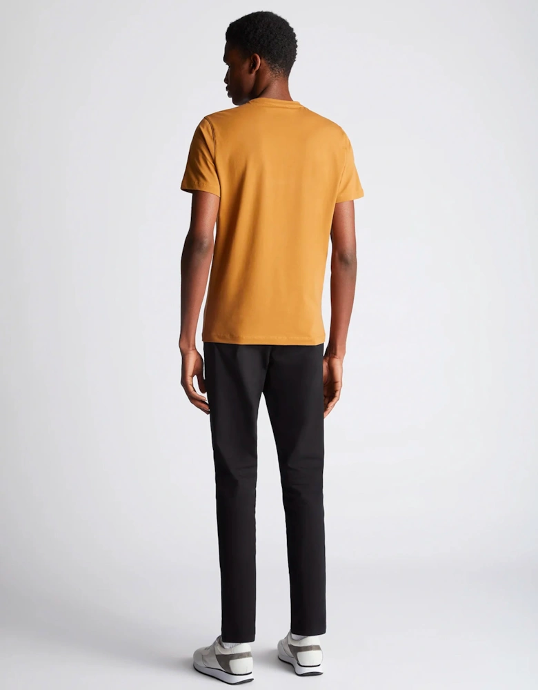 Premium Quality Crew Neck T-Shirt Mustard