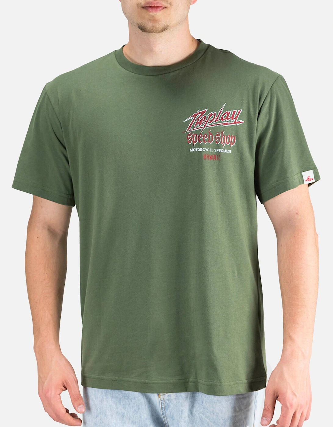 Speedshop T-Shirt Khaki, 3 of 2