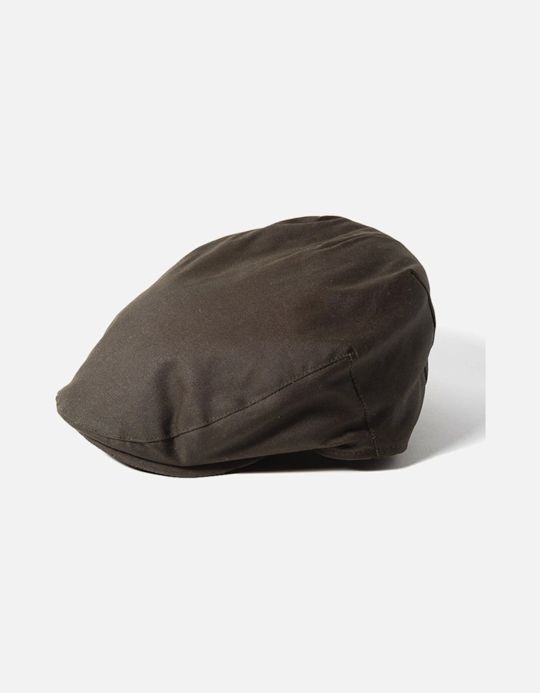 Wax Flat Cap Olive