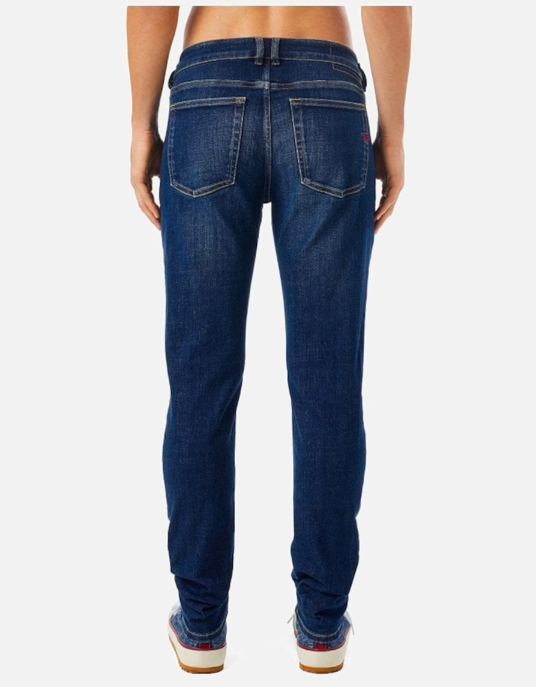 Mens Sleenker Skinny Fit Low Waist Skinny Dark Blue 09b98