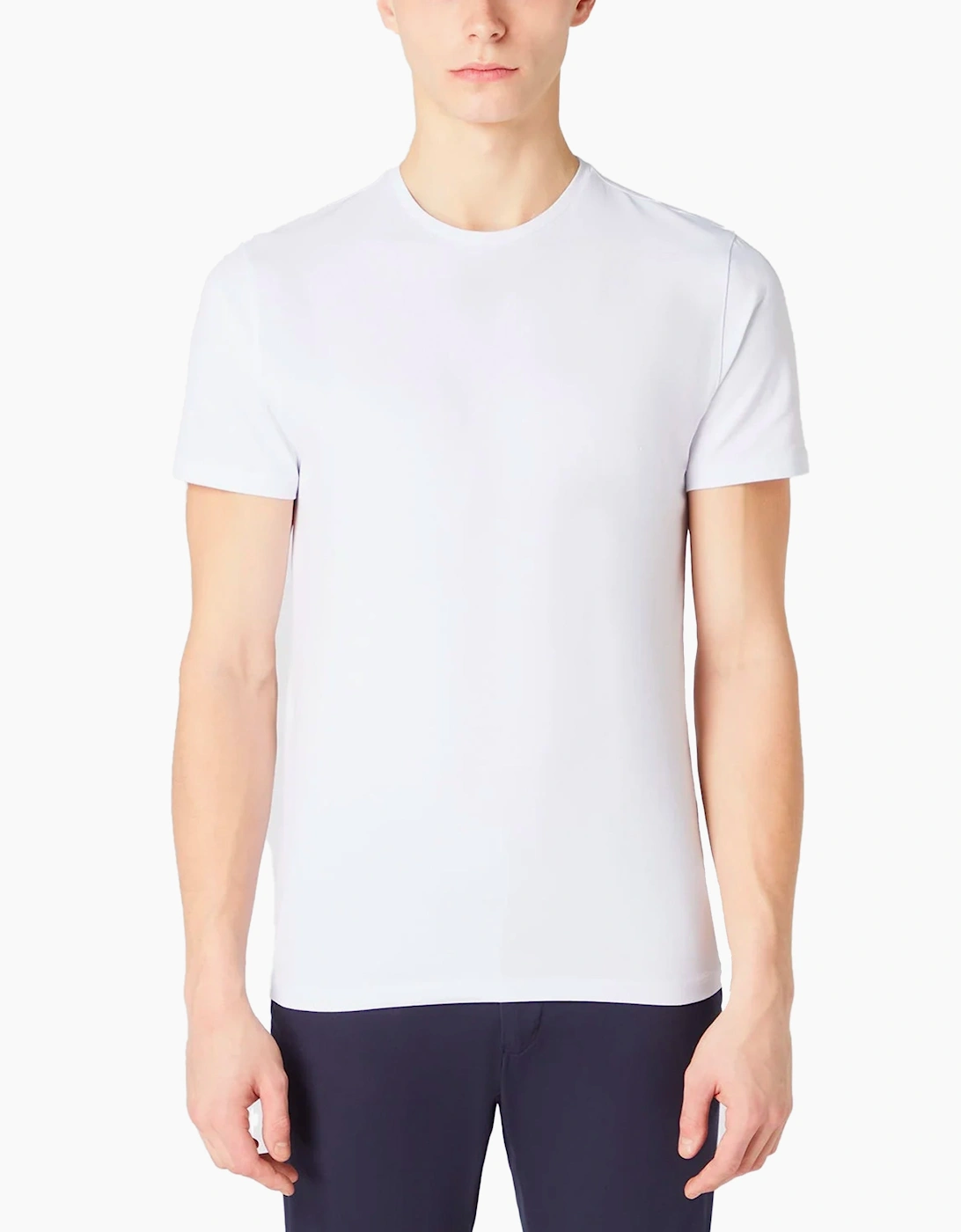 Remus Uomo Men's Remus Uomo Premium Quality Crew Neck T-Shirt White