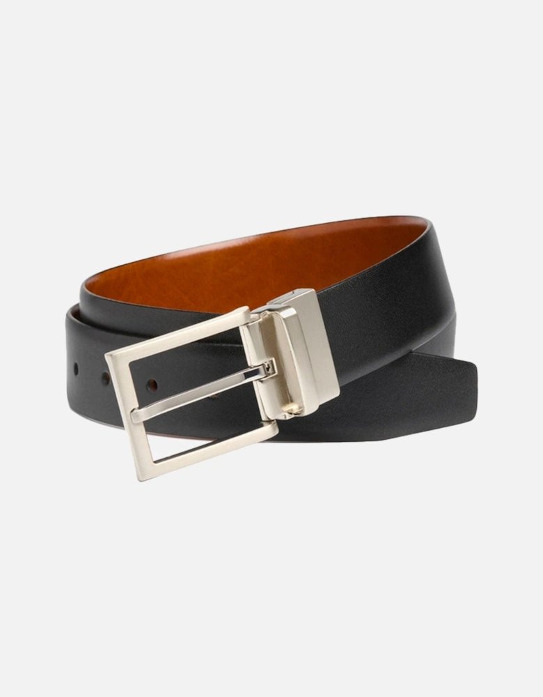 Reversible Full Leather Belt Black/tan Black/tan