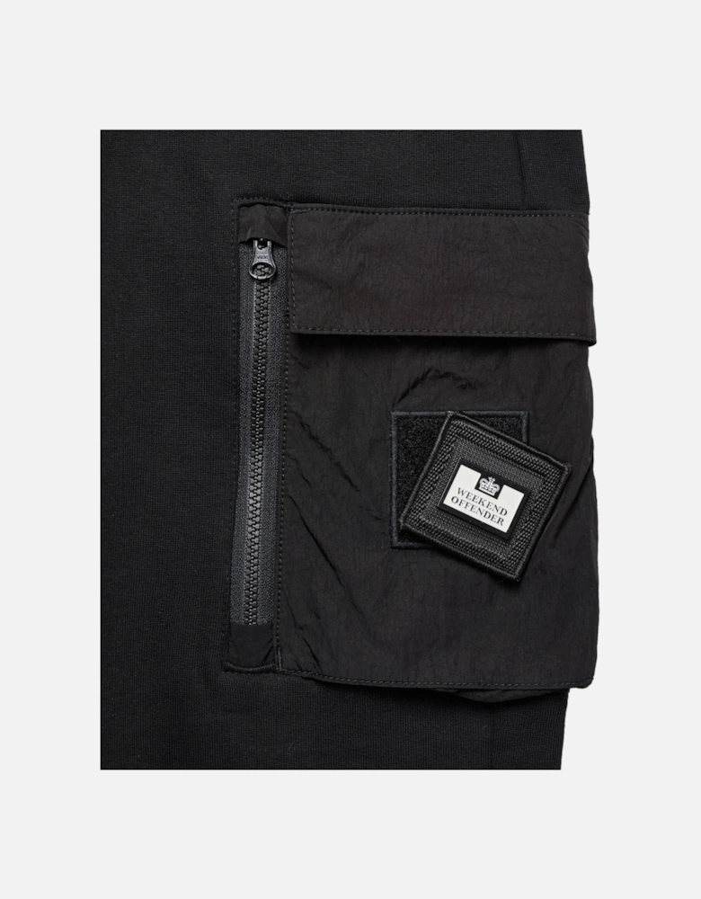 Lippi Jog Pant + Parachute Pocket Black