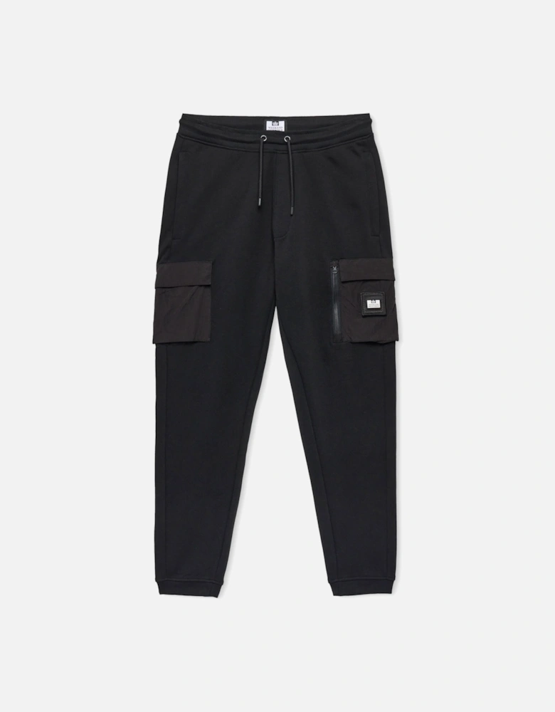 Lippi Jog Pant + Parachute Pocket Black