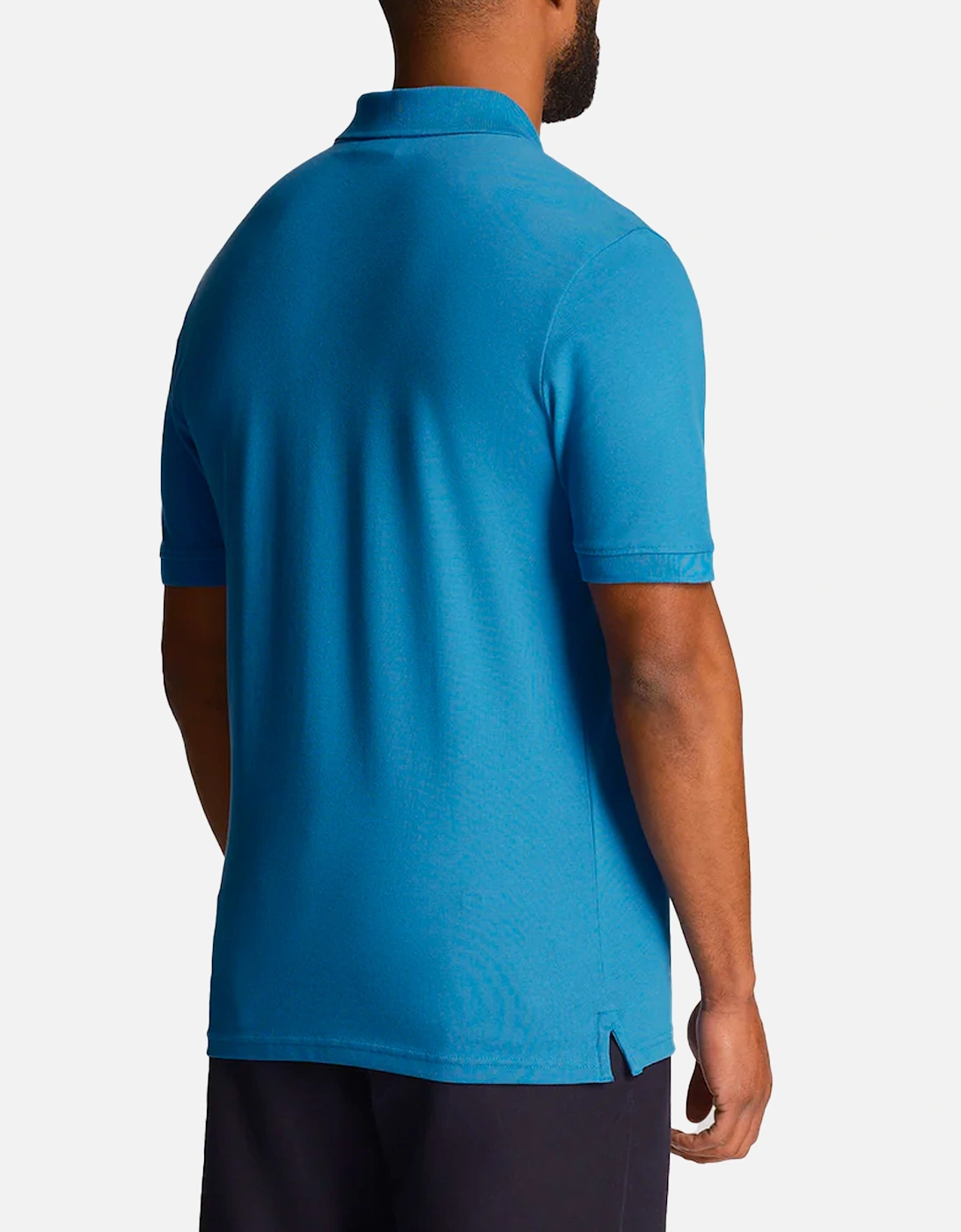 Lyle & Scott Plain Polo Shirt Spring Blue