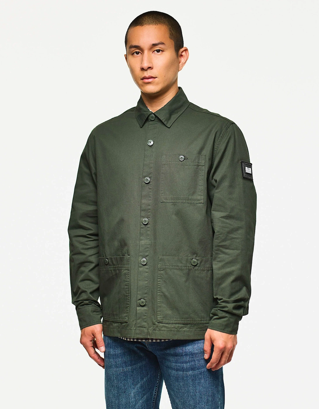 Hynde Baker overshirt Forest