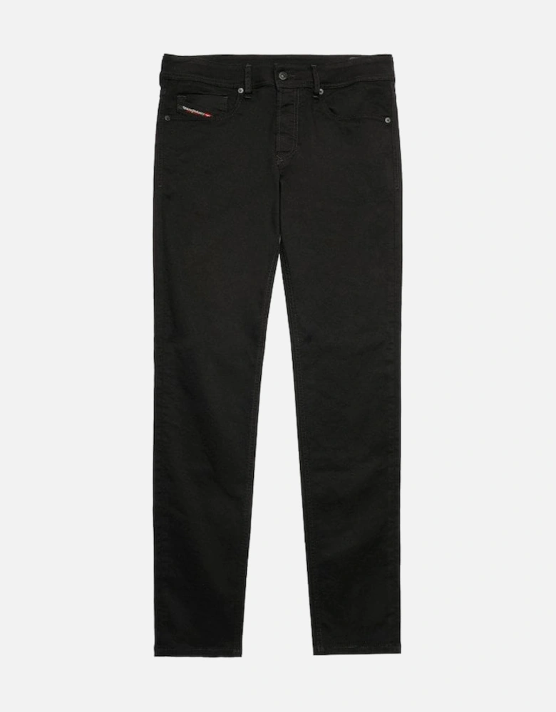 Mens Sleenker Skinny Fit Low Waist Skinny Leg Black 09c51