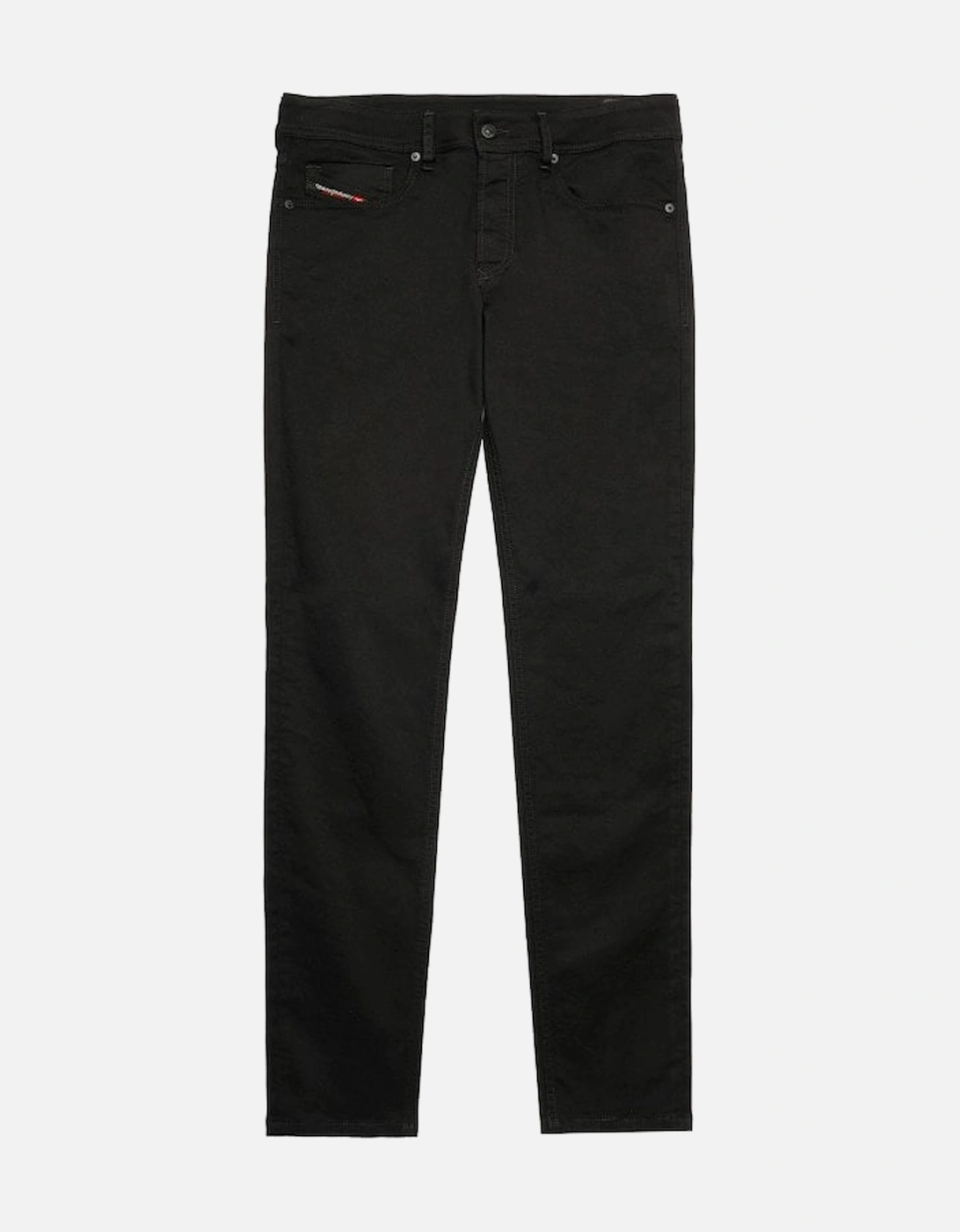 Mens Sleenker Skinny Fit Low Waist Skinny Leg Black 09c51