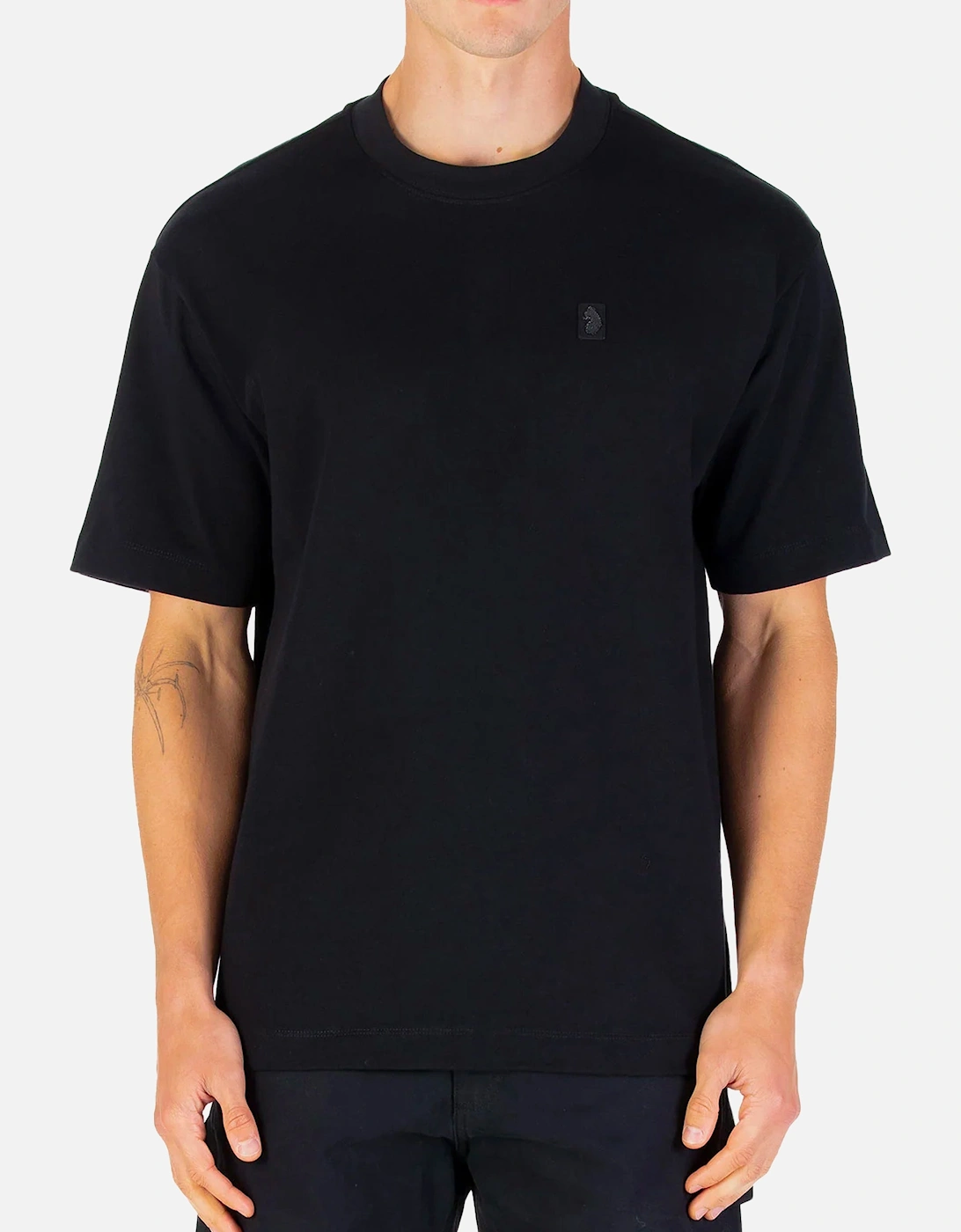 Clarke Crew Neck T Shirt Black, 5 of 4