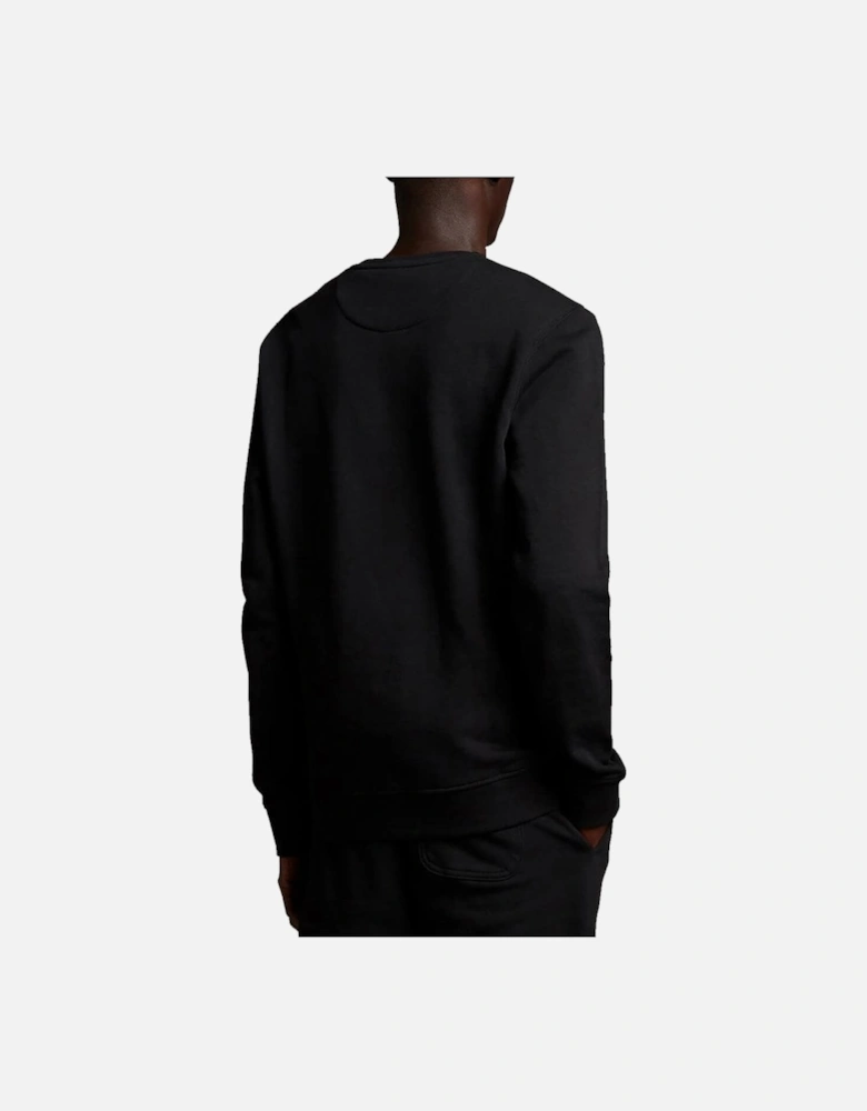 Lyle & Scott Crew Neck Organic Sweatshirt Jet Black