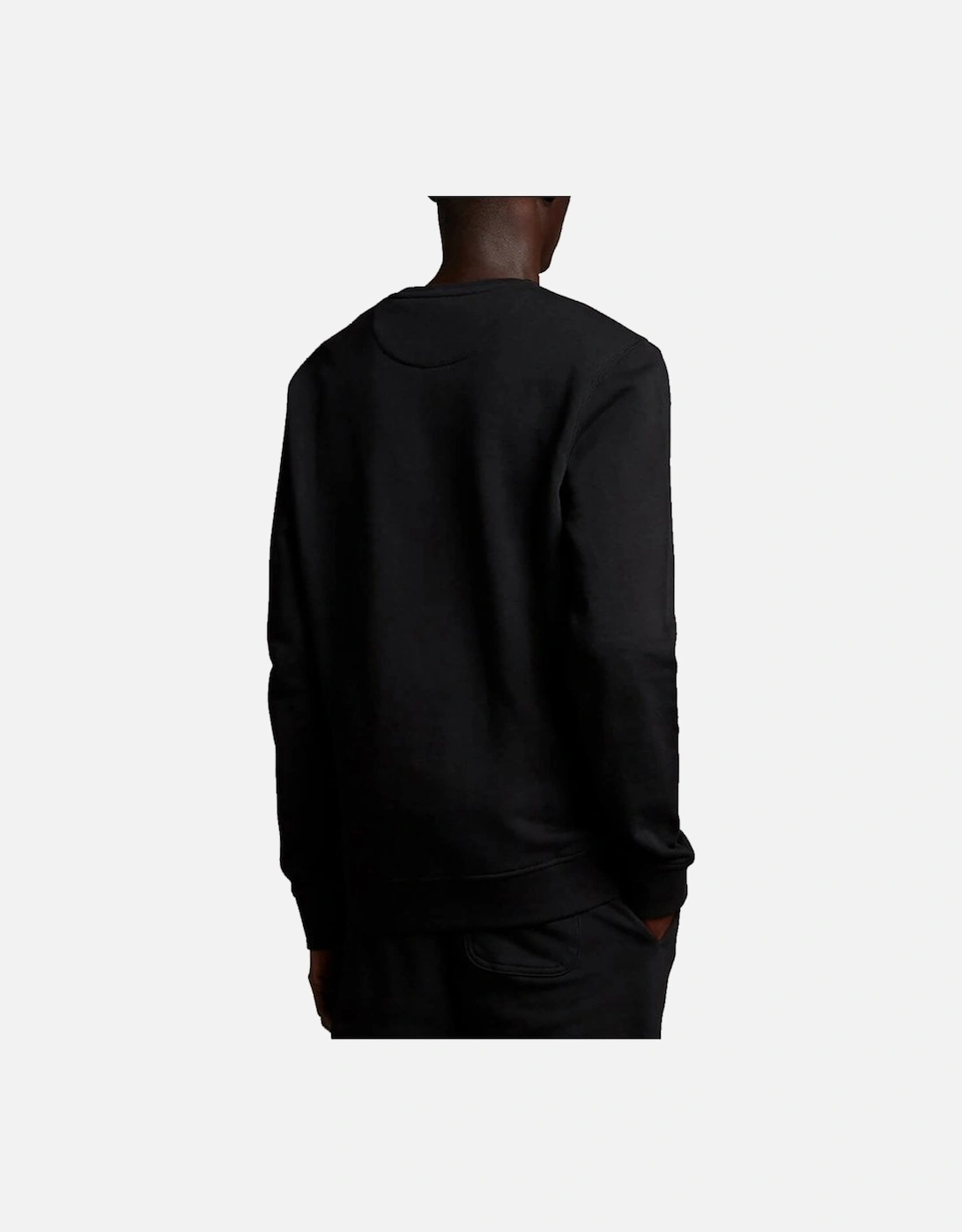 Lyle & Scott Crew Neck Organic Sweatshirt Jet Black