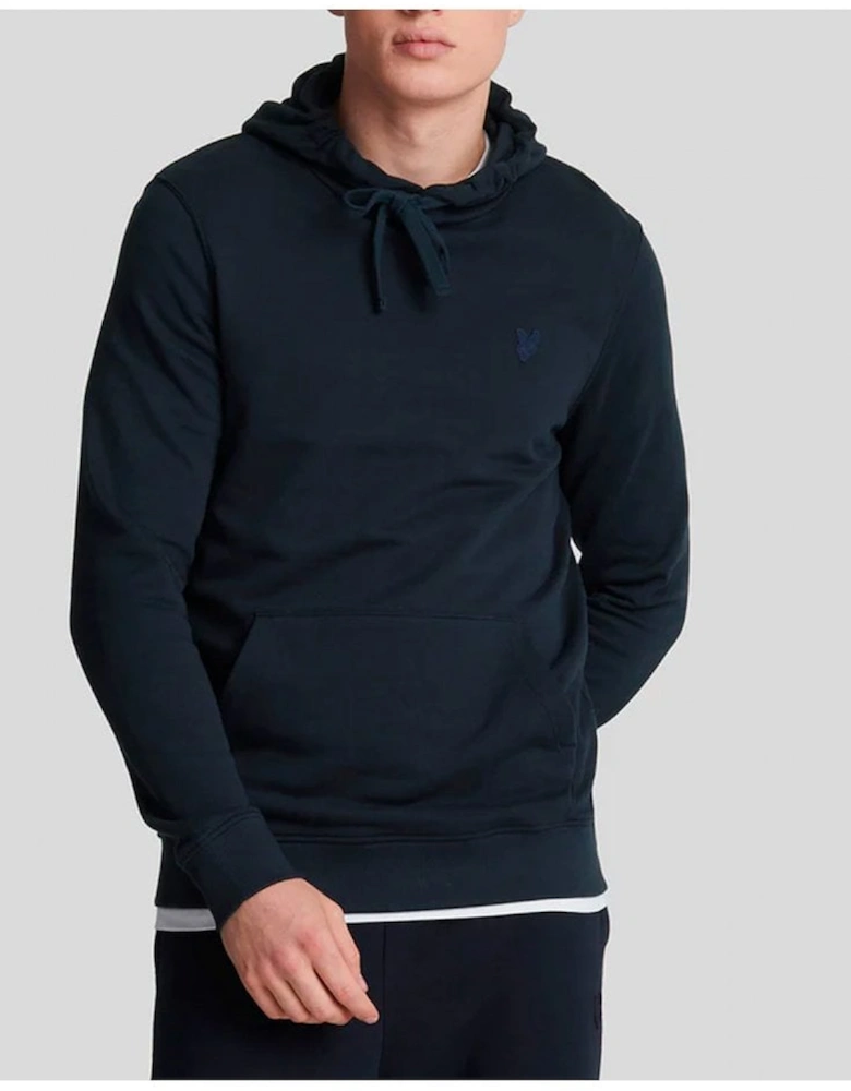Lyle & Scott Tonal Overhead Hoodie Dark Navy