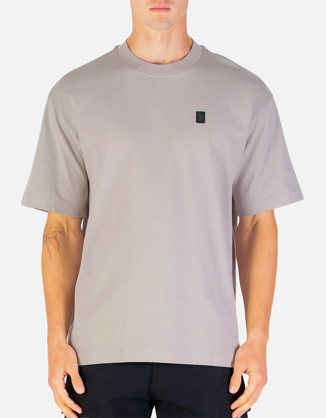 Clarke Crew Neck T Shirt Cement