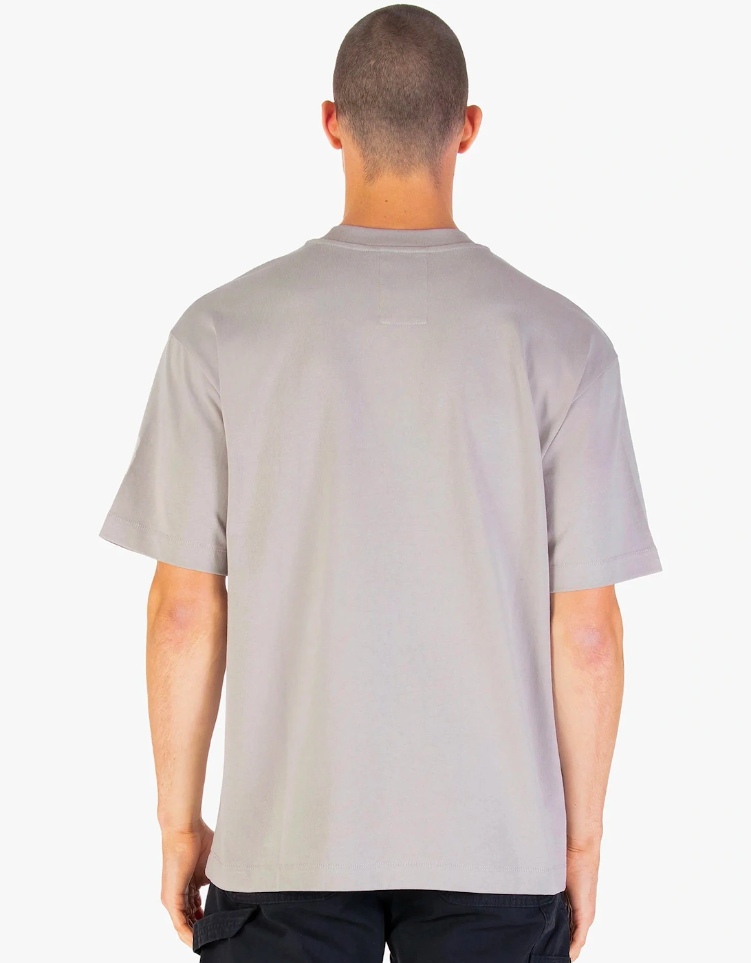 Clarke Crew Neck T Shirt Cement